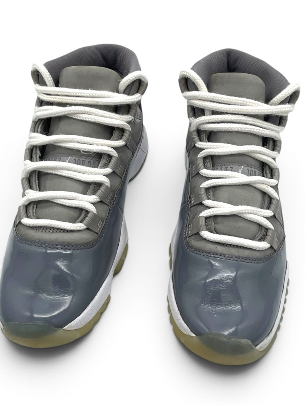 Air Jordan 11 Cool Grey GS 7.5Y Women’s 9 Gray White Retro Sneakers